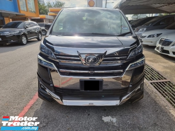 2018 丰田 VELLFIRE 3.5cc VL 型号 (CBU) (自由 2 YWRTY) 寄存器 2019