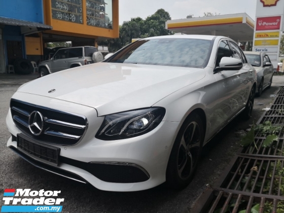 2019 MERCEDES-BENZ E-CLASS E200 CKD Gaya Sukan Tempatan Avantgarde 197BHP 71000 km Perkhidmatan Penuh HAP SENG (( percuma 2 thn Waranti ))