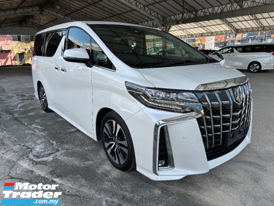 2021 TOYOTA ALPHARD 2.5 SC 3LED DIM BSM 3BA PLAYER ROOF TV 