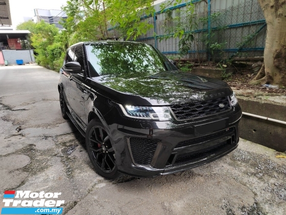 2019 LAND ROVER RANGE ROVER SPORT 5.0 SVR Carbon Fiber Package. BSM, Panoramic, Sport Exhaust, AirMatic, Meridian. Genuine Mileage