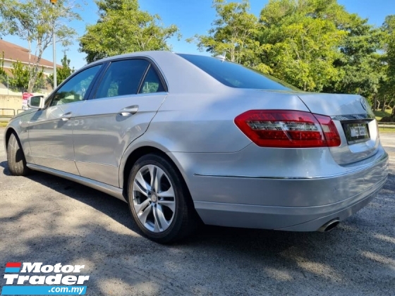 2011 MERCEDES-BENZ E-CLASS E250 CGI 1.8 AUTO
