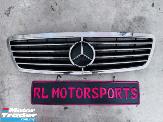 Mercedes Benz w203 c class Amg sport front grill grille sarung kidney cover logo emblem bodykit body kit Exterior & Body Parts > Car body kits 