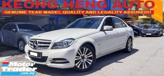 2012 MERCEDES-BENZ C-CLASS C200 1.8cc AVT (A) CKD 109K KM 2THN WRRTY 17 S / RIM