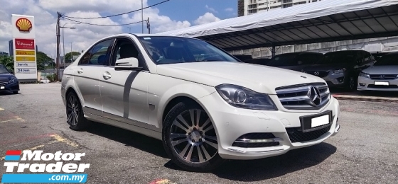 2012 MERCEDES-BENZ C-CLASS C200 1.8cc AVT (A) CKD 109K KM 2THN WRRTY 17 S / RIM