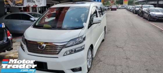 2011 丰田 VELLFIRE 3.5cc ZG 型号 (自由 1 年汽车保修) REG 2012