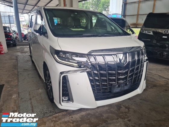 2020 TOYOTA ALPHARD 2.5 SC 3LEDS PILOT SEAT FACELIFT PRE CRASH LANE KEEPING ASSIST JAPAN GRADE 4.5 UNREG