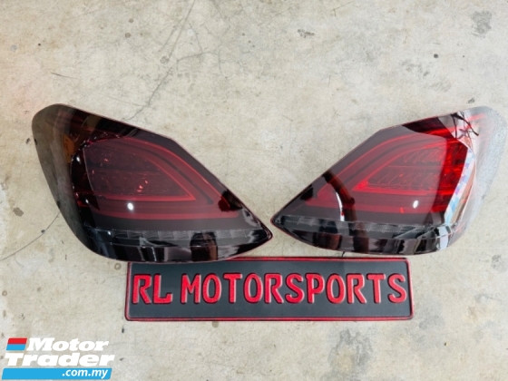 Mercedes Benz w205 C class 2014 2015 2016 2017 2018 led tail lamp light taillight taillamp cover bodykit body kit Exterior & Body Parts > Lighting 