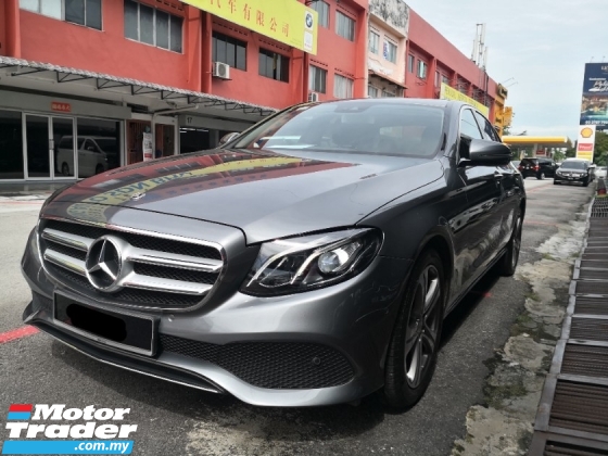 2019 MERCEDES-BENZ E-CLASS E200 SPORTSTYLE AVANTGARDE Baharu 197HP Dibuat 2019 CKD 70k km HAP SENG STAR Perkhidmatan Penuh 2 Waranti Tahun