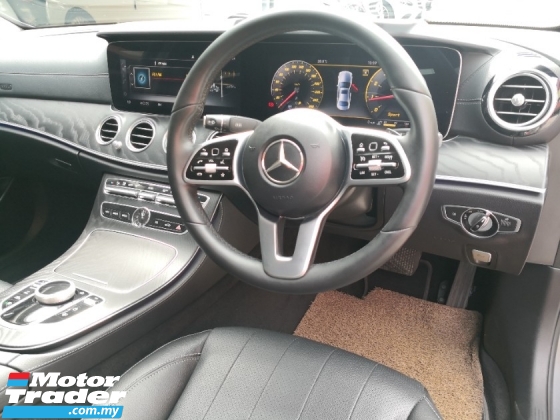 2019 MERCEDES-BENZ E-CLASS E200 SPORTSTYLE AVANTGARDE Baharu 197HP Dibuat 2019 CKD 70k km HAP SENG STAR Perkhidmatan Penuh 2 Waranti Tahun