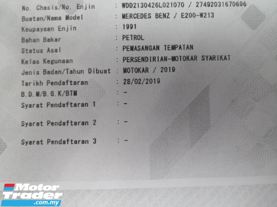 2019 MERCEDES-BENZ E-CLASS E200 SPORTSTYLE AVANTGARDE Baharu 197HP Dibuat 2019 CKD 70k km HAP SENG STAR Perkhidmatan Penuh 2 Waranti Tahun