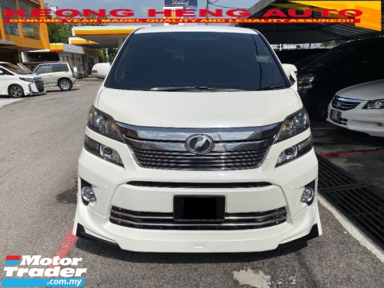 2011 TOYOTA VELLFIRE 2.4 Z FACELIFT 7Seater 2Power Doors DVD Reg 2016