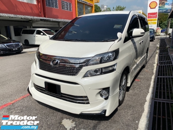 2011 TOYOTA VELLFIRE 2.4 Z FACELIFT 7Seater 2Power Doors DVD Reg 2016