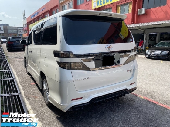 2011 TOYOTA VELLFIRE 2.4 Z FACELIFT 7Seater 2Power Doors DVD Reg 2016