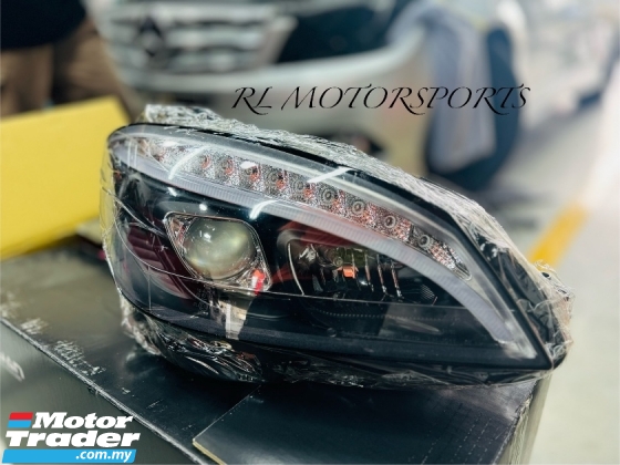 Mercedes Benz w204 prefacelift V2 Front Headlamp Headlight Head lamp Light led drl 2008 2009 2010 2011 bodykit body kit Exterior & Body Parts > Lighting 