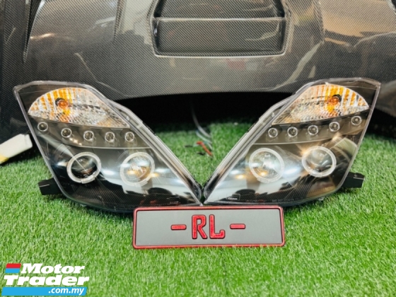 Nissan fairlady 350z front projector headlight headlamp head lamp light led ring bodykit body kit Exterior & Body Parts > Lighting 
