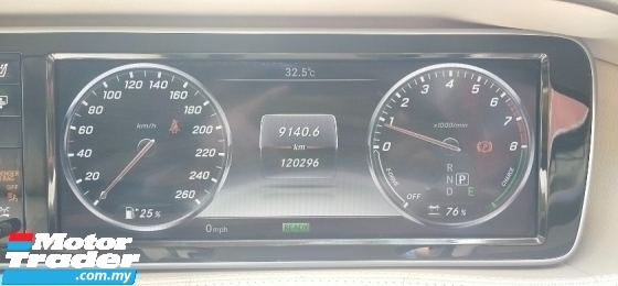 2015 MERCEDES-BENZ S-CLASS S400L 3.5cc HIBRID AMG (A) 1WARANTI YR + HYBRID 