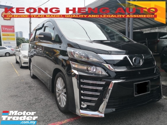 2012 TOYOTA VELLFIRE 3.5 ZG 飞行员座椅全皮 YEAR MADE 2012 翻新 2018 家庭影院系统 (( 2 年保修 ))