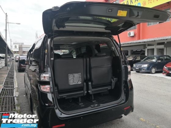 2012 TOYOTA VELLFIRE 3.5 ZG 飞行员座椅全皮 YEAR MADE 2012 翻新 2018 家庭影院系统 (( 2 年保修 ))