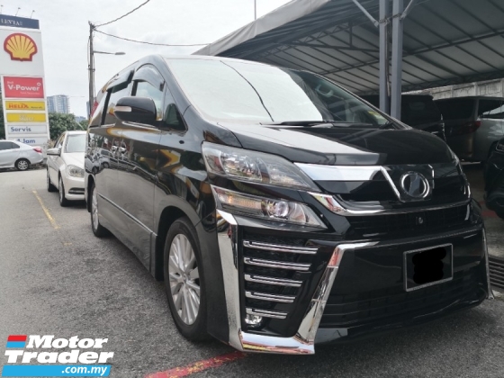 2012 TOYOTA VELLFIRE 3.5 ZG 飞行员座椅全皮 YEAR MADE 2012 翻新 2018 家庭影院系统 (( 2 年保修 ))
