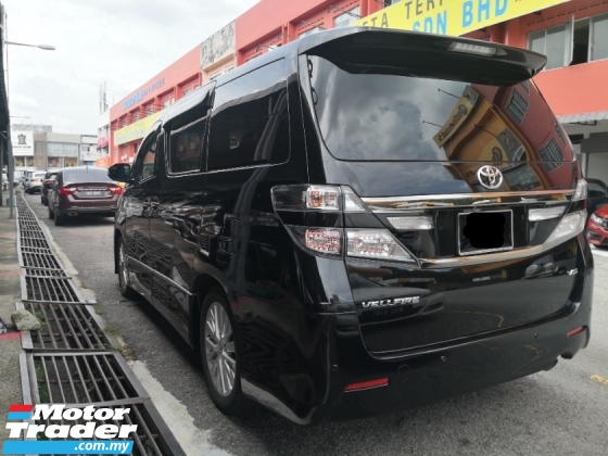 2012 TOYOTA VELLFIRE 3.5 ZG 飞行员座椅全皮 YEAR MADE 2012 翻新 2018 家庭影院系统 (( 2 年保修 ))