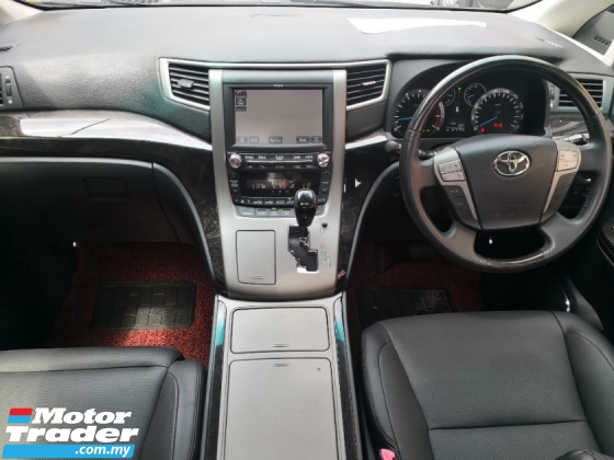 2012 TOYOTA VELLFIRE 3.5 ZG 飞行员座椅全皮 YEAR MADE 2012 翻新 2018 家庭影院系统 (( 2 年保修 ))