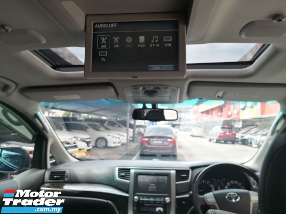 2012 TOYOTA VELLFIRE 3.5 ZG 飞行员座椅全皮 YEAR MADE 2012 翻新 2018 家庭影院系统 (( 2 年保修 ))