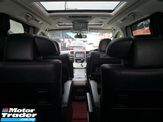 2012 TOYOTA VELLFIRE 3.5 ZG 飞行员座椅全皮 YEAR MADE 2012 翻新 2018 家庭影院系统 (( 2 年保修 ))