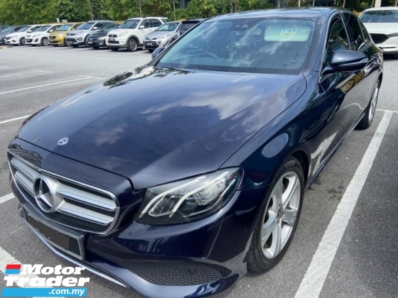 2018 MERCEDES-BENZ E-CLASS E200 W213 2.0 REG JULY 2018