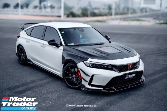 Honda civic Type R FL5 CMST DRY CARBON bodykit front side rear skirt lip diffuser bonnet fender canard hood body kit Exterior & Body Parts > Car body kits 