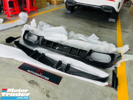 Mercedes Benz W177 A class A45 rear carbon diffuser skirt lip bodykit body kit spoiler cover splitter A45s Exterior & Body Parts > Car body kits 