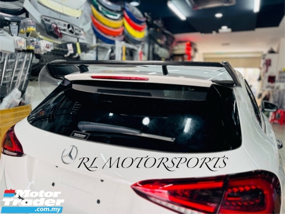 Mercedes Benz w177 hatchback amg A45s rear carbon roof top boot spoiler gt bodykit body kit Exterior & Body Parts > Car body kits 