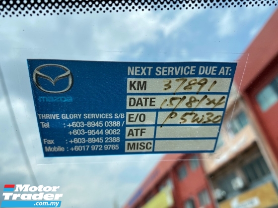2022 MAZDA CX-5 SKYACTIV 2.0L CKD 31K KM Full Service Record UW27