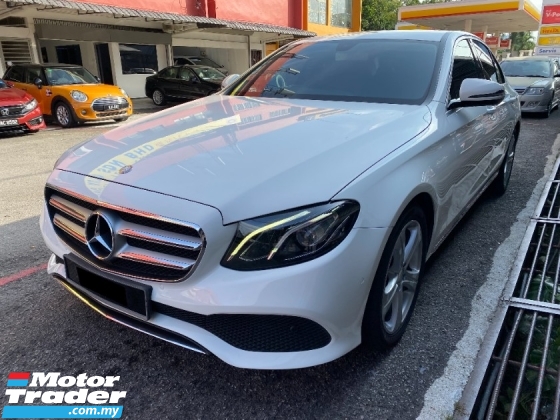 2016 MERCEDES-BENZ E-CLASS E200 2.0 (A) CBU Avantgarde Reg 2017 Waranti Percuma