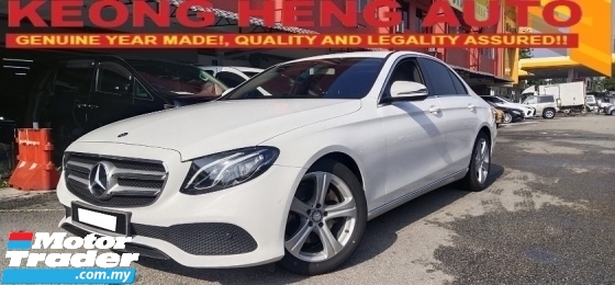 2016 MERCEDES-BENZ E-CLASS E200 2.0cc AVT (A) 62K KM, FREE 2 YEARS WARRANTY