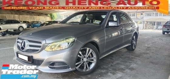 2014 MERCEDES-BENZ E-CLASS E200 2.0cc AVT (A) 126K KM, FREE 2 YEARS WARRANTY