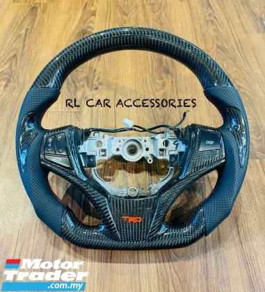 Toyota Vios NCP150 2013  2018 Perodua bezza Axia carbon fiber wheel steering cover button bodykit body kit Int. Accessories > Interior parts 