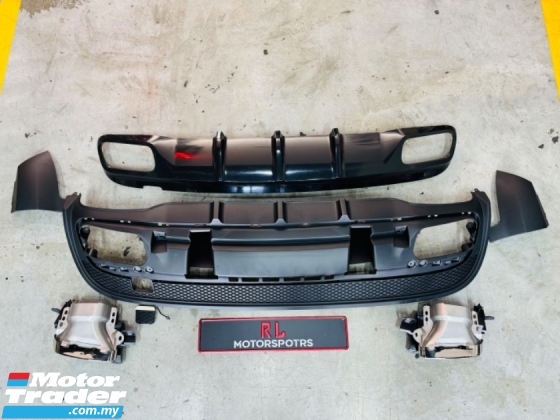Mercedes Benz GLA X156 GLA45 AMG rear bumper diffuser lip splitter exhaust tail pipe 2014 2015 2016 bodykit body kit Exterior & Body Parts > Car body kits 