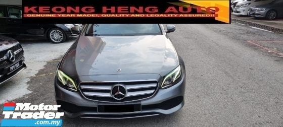 2017 MERCEDES-BENZ E-CLASS E250 2.0cc AVG (CKD) (PERCUMA 2 Y WRTY) REGISTER 2018