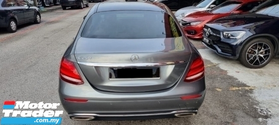 2017 MERCEDES-BENZ E-CLASS E250 2.0cc AVG (CKD) (PERCUMA 2 Y WRTY) REGISTER 2018