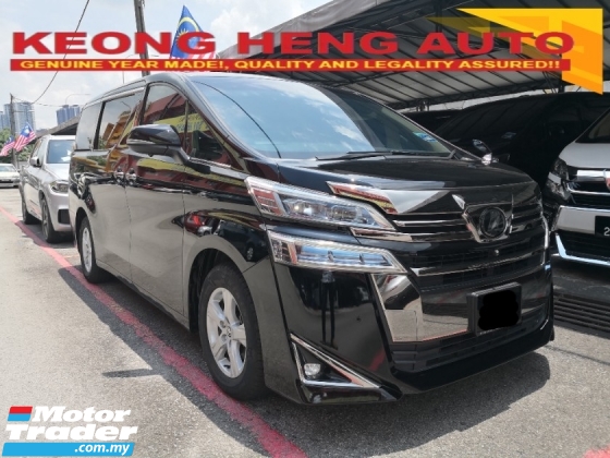 2018 TOYOTA VELLFIRE 2.5 一年取得 2018 AGH30 全新改款 8 座位全皮革 2020 ((( 2 两年保修 )))