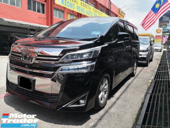 2018 TOYOTA VELLFIRE 2.5 一年取得 2018 AGH30 全新改款 8 座位全皮革 2020 ((( 2 两年保修 )))