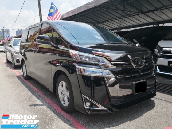 2018 TOYOTA VELLFIRE 2.5 一年取得 2018 AGH30 全新改款 8 座位全皮革 2020 ((( 2 两年保修 )))