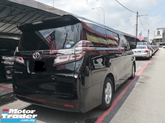 2018 TOYOTA VELLFIRE 2.5 一年取得 2018 AGH30 全新改款 8 座位全皮革 2020 ((( 2 两年保修 )))