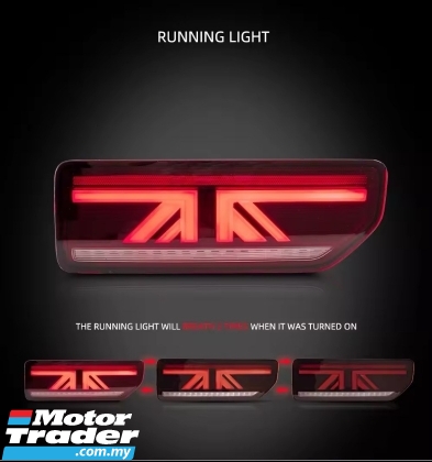 Suzuki Jimny 2019 2020 2021 2022 2023 2024 V2 Union jack LED rear tail lamp light taillamp taillight bodykit jimmy Exterior & Body Parts > Lighting 