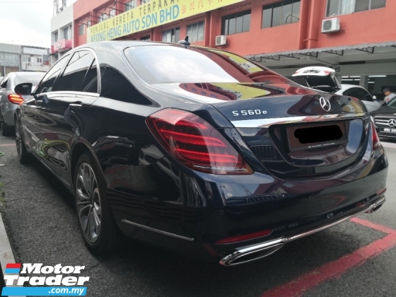 2019 MERCEDES-BENZ S-CLASS S560e 3.0cc TAHUN DIBUAT 2019 Selesai 42000 km Sahaja Waranti Pengangkutan Berbasikal ke 2028