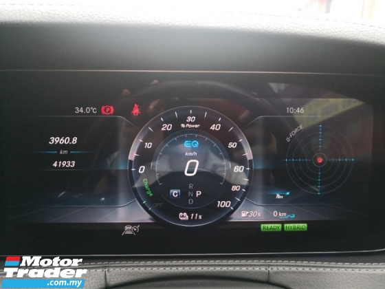 2019 MERCEDES-BENZ S-CLASS S560e 3.0cc TAHUN DIBUAT 2019 Selesai 42000 km Sahaja Waranti Pengangkutan Berbasikal ke 2028
