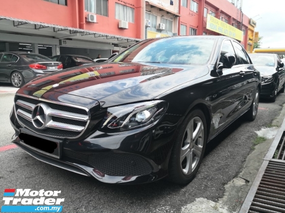 2016 MERCEDES-BENZ E-CLASS E200 W213 Avantgarde YEAR MADE 2016 Mil 80k km Full Service Hap Seng ((( 2 Yrs Warranty )))