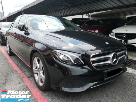 2016 MERCEDES-BENZ E-CLASS E200 W213 Avantgarde YEAR MADE 2016 Mil 80k km Full Service Hap Seng ((( 2 Yrs Warranty )))