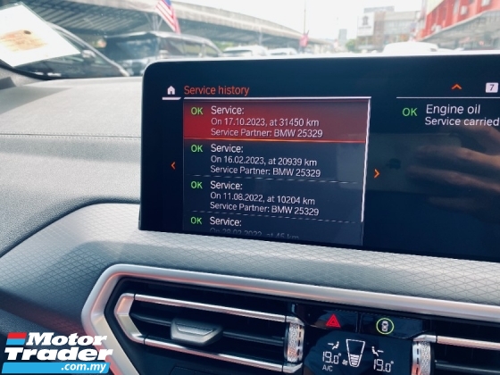 2022 宝马X4 2.0 (一个) Facelift M-Sport CKD全面服务UW2027