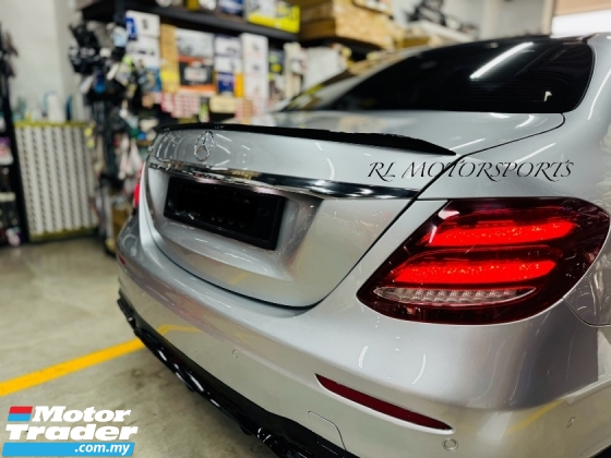 Mercedes Benz W213 Prefacelift Facelift 2018 2019 2020 2021 2022 2023 E63 AMG Rear trunk spoiler lip bodykit body kit Exterior & Body Parts > Car body kits 